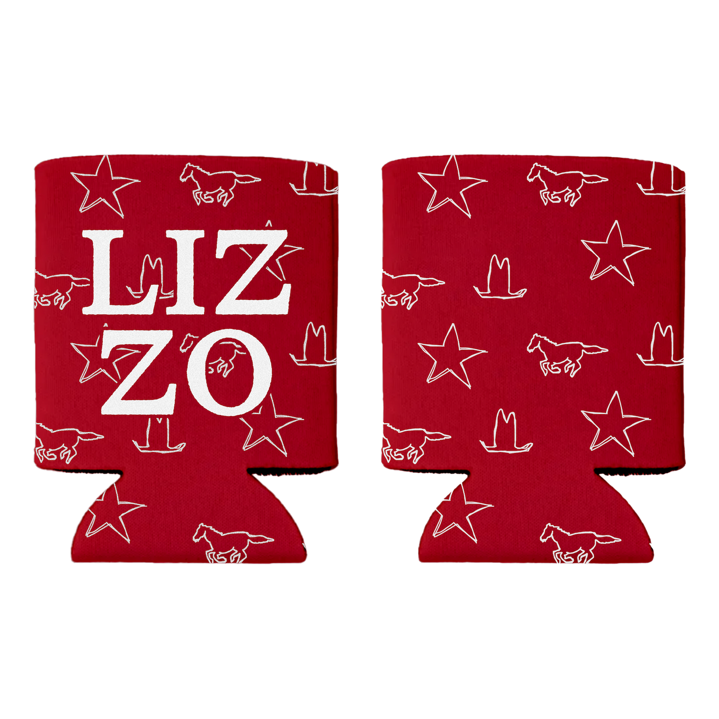 Lizzo Houston Heart Koozie