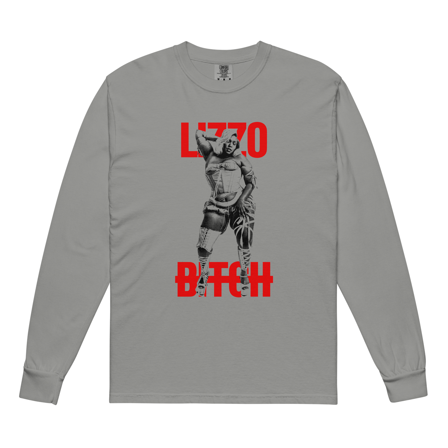 Lizzo Bitch Long Sleeve (Grey)