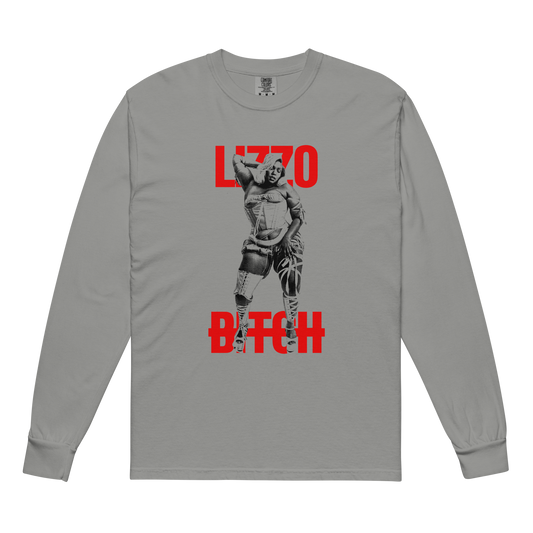 Lizzo Bitch Long Sleeve (Grey)