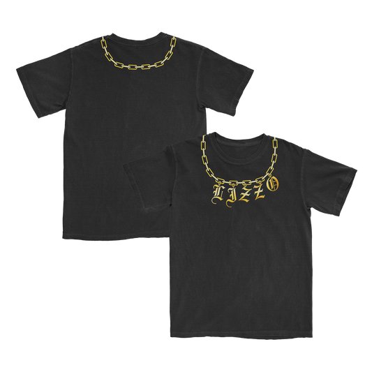 Saldos New Look Lizzo Acid Logo T-Shirt Outlet - Tops Mulher Cinzentas  Escuro Azul Claro